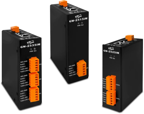 ICP DAS GW-2500iM Modbus Gateways with Enhanced Security