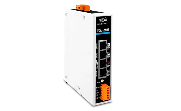 ECAT‑2601: Gateway für EtherCAT, Modbus und OPC UA